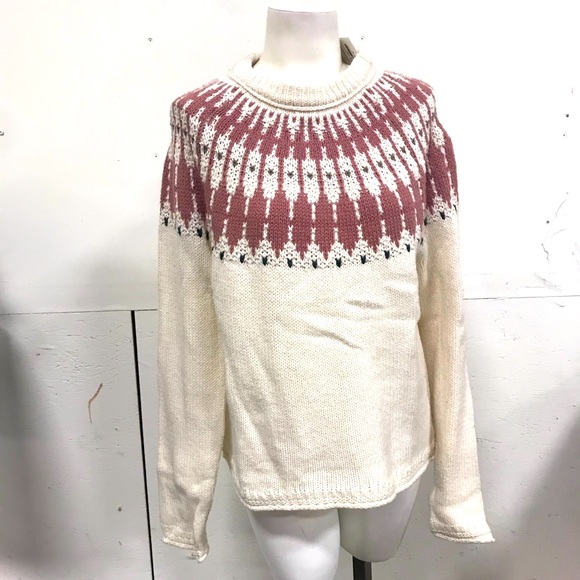 Madewell Fair Isle Keaton Pullover Sweater - Picture 1 of 7